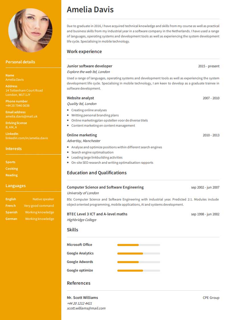 CV-esimerkit - muotoile mallisi ammattimaisesti CV: si